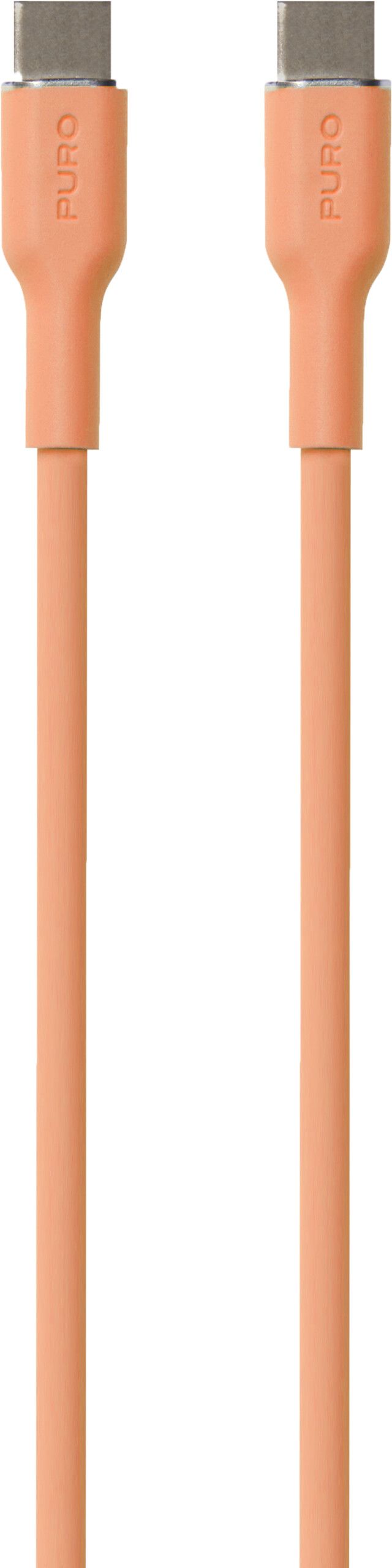 Puro Icon Soft Cable USB-C To USB-C - Rosa