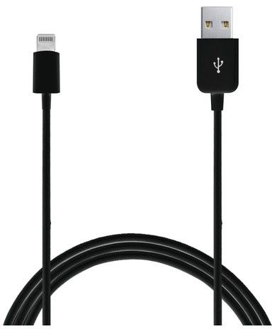 Puro MFI Lightning Cable - Svart 1 meter