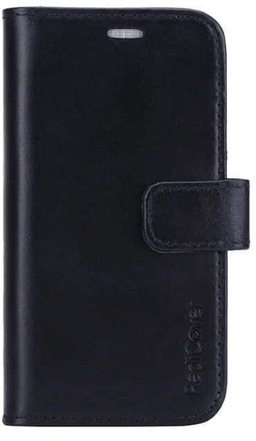 RadiCover Exclusive 2-in-1 Wallet (iPhone 12 mini) - Svart | iPhone - iPhone 12 mini - Skal & fodral - Läderfodral | AlltMobil