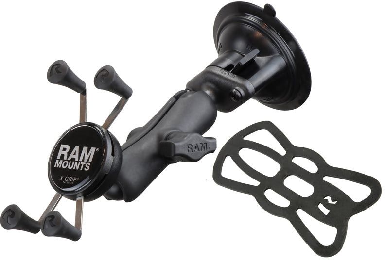 SUPPORTO A VENTOSA A MOLLA RAM MOUNT RAM B 166 PD2U PER TOMTOM e GARMIN
