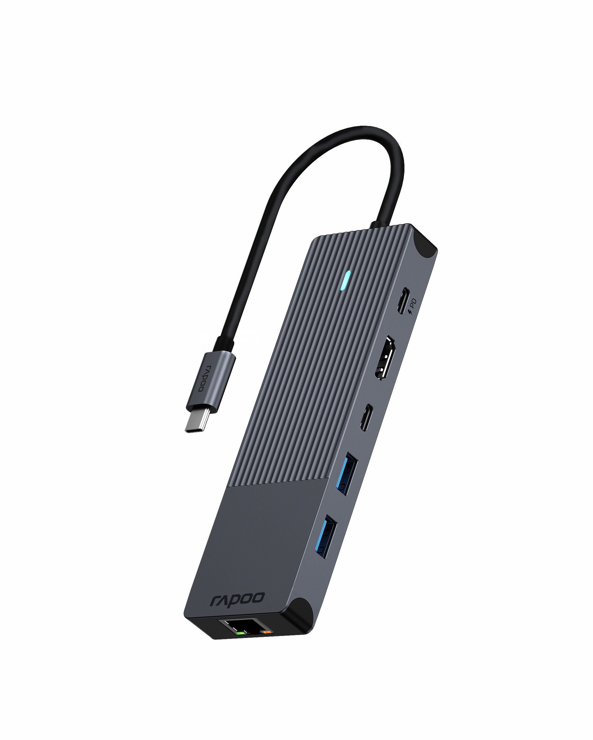 Rapoo UCM-2002 6-i-1 USB-C Multiport Adapter