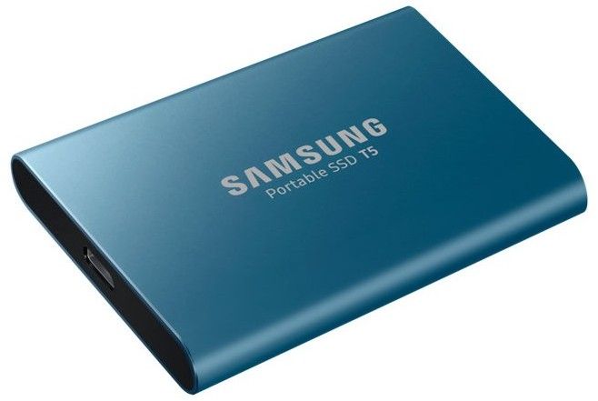 Samsung Portable SSD T5 500GB - Blå