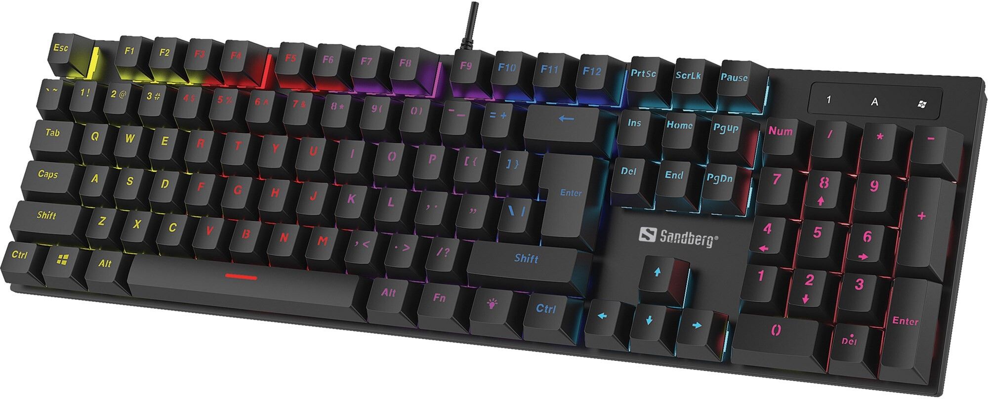 Sandberg Mechanical Gamer Keyboard Nordic | Mac - Generella Mac-tillbehör - Gaming - Gamingtangentbord | AlltMobil