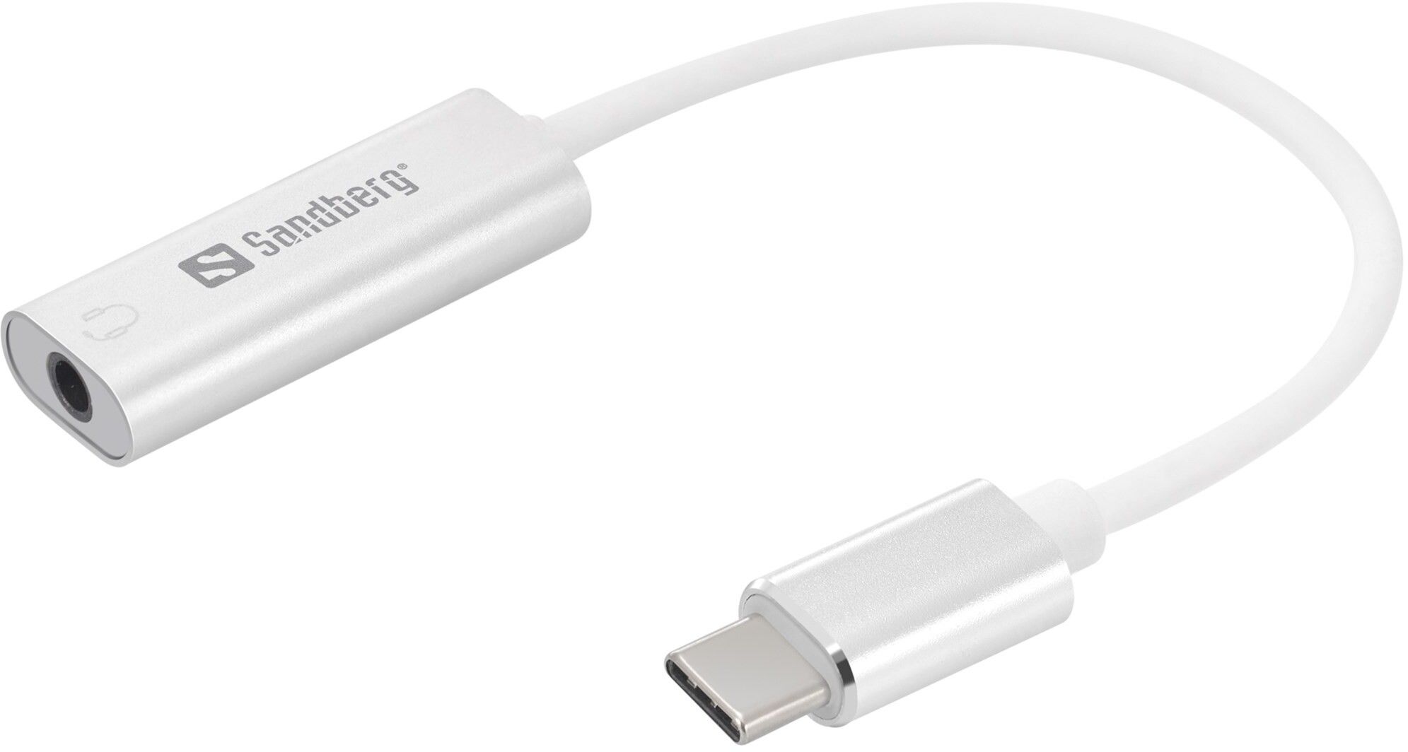 Sandberg USB-C to 3.5mm Audio Adapter | Tillbehör - Kablar - Adaptrar - USB-C-adaptrar | AlltMobil