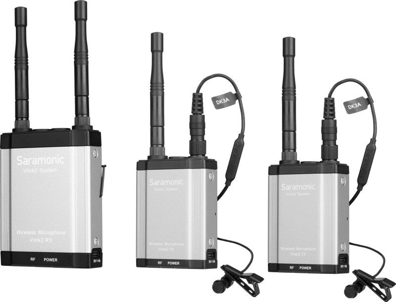 Saramonic Vlink2 Kit2 Two Way Wireless System TX+TX+RX