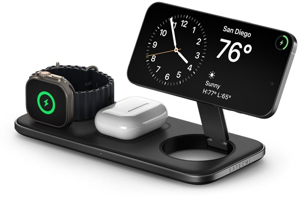 Satechi Qi2 Trio Wireless Charging Pad | Tillbehör - Laddare - Laddstationer | AlltMobil