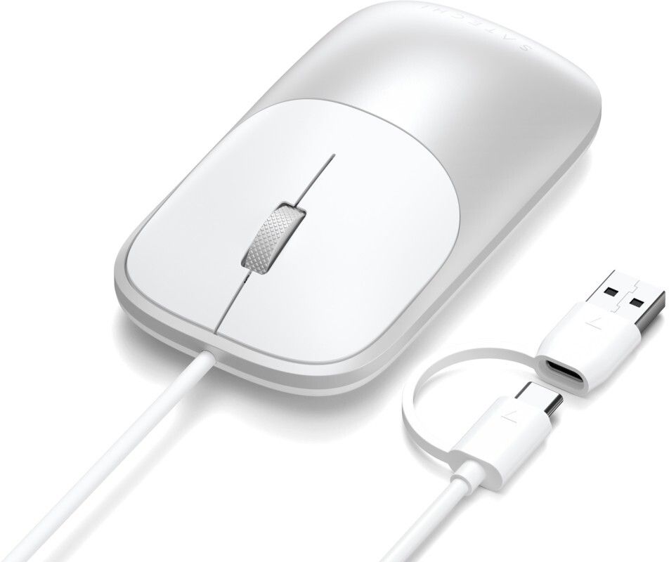 Satechi Slim LX Wired Mouse - Svart
