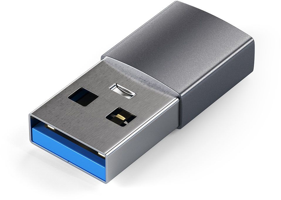 Satechi USB-A to USB-C Adapter - Grå