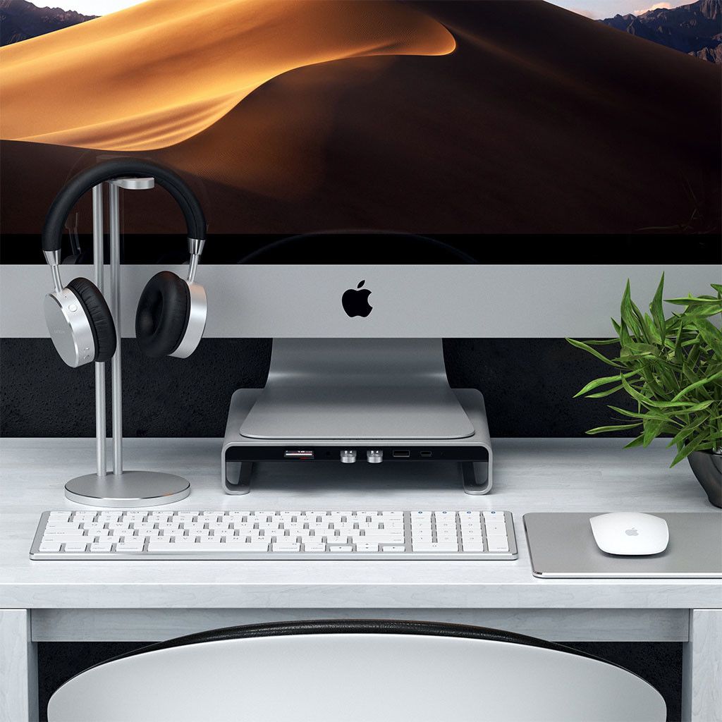 Satechi USBC Monitor Stand Hub (iMac) aluminium