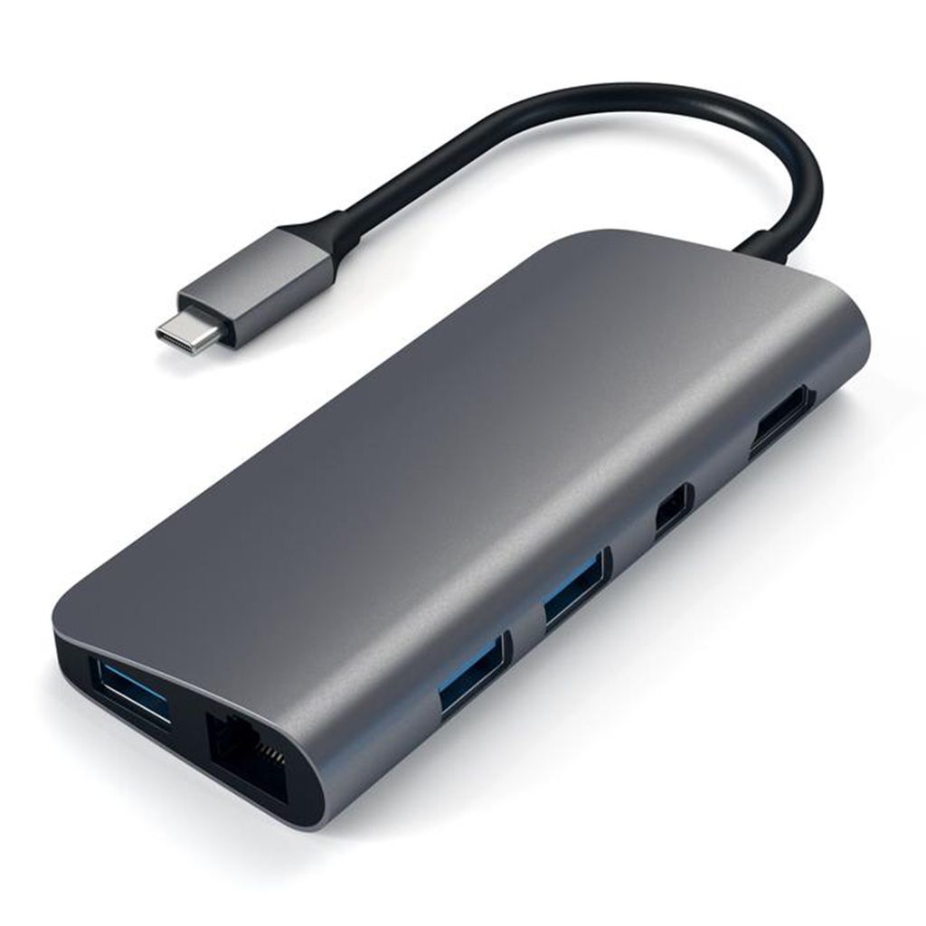 Satechi USB-C Multimedia Adapter - Grå