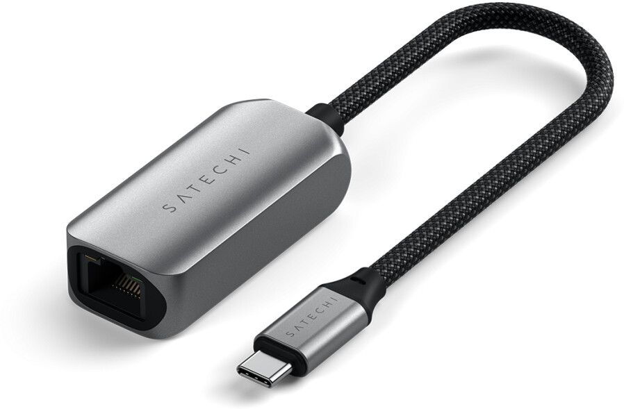 Satechi USB-C to 2.5 Gigabit Ethernet Adapter | Tillbehör - Kablar - Adaptrar - Övriga adaptrar | AlltMobil