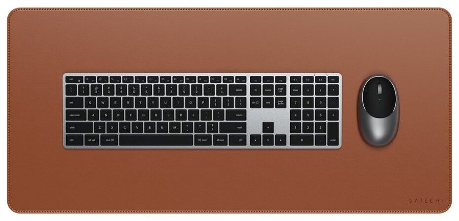 Satechi Vegan-Leather Premium Desk Mat - Svart | Tillbehör - Hemmakontor - Skrivbord & tillbehör - Skrivbordsunderlägg | AlltMobil