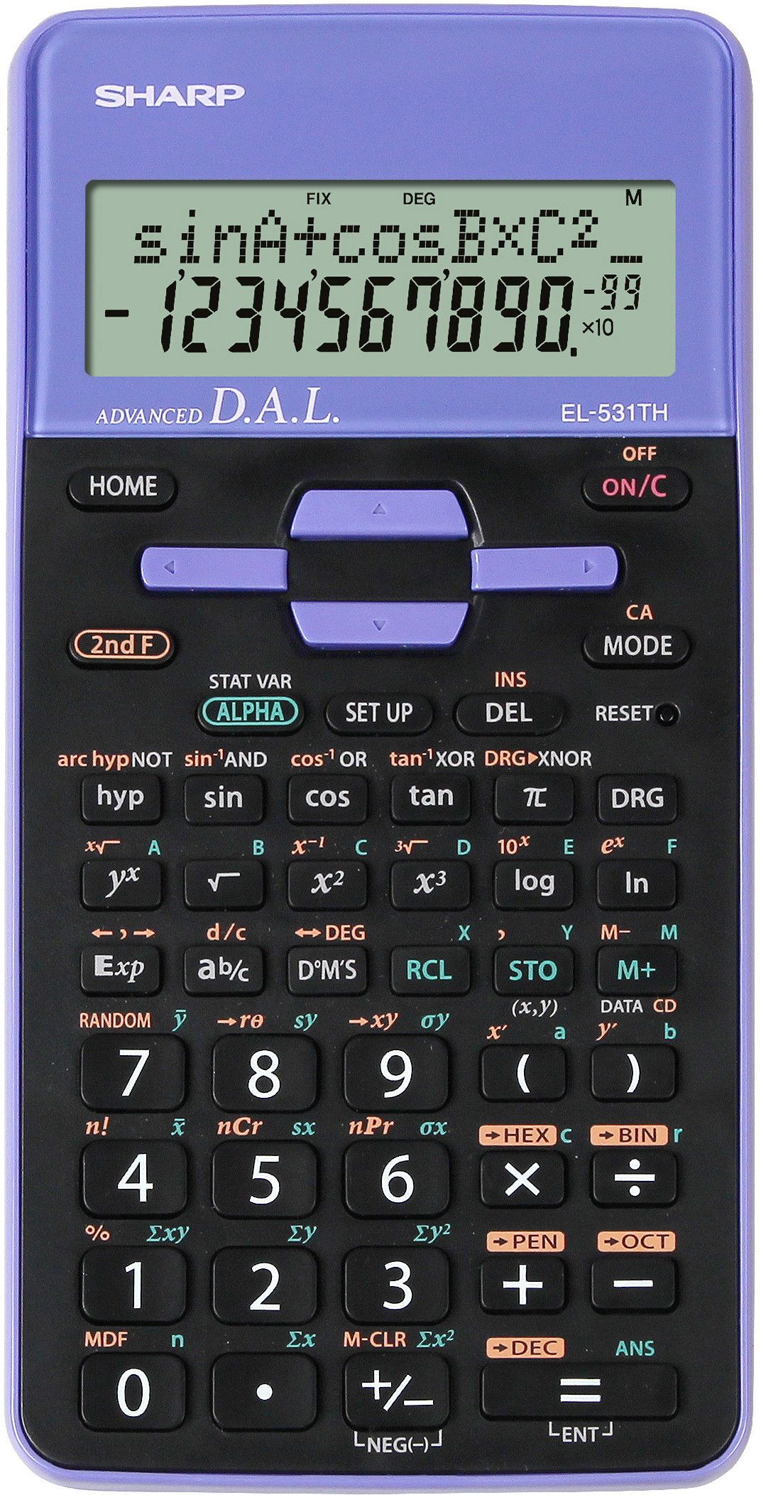 Sharp Kalkylator EL-531TH - Rosa