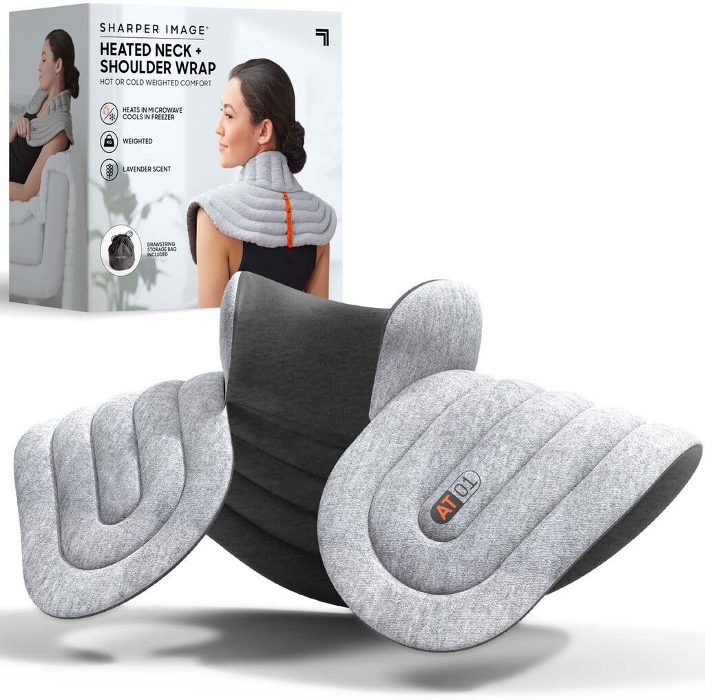 Sharper Image Heated Neck And Shoulder Wrap | Tillbehör - Hemmakontor - Komfort - Nackkomfort | AlltMobil