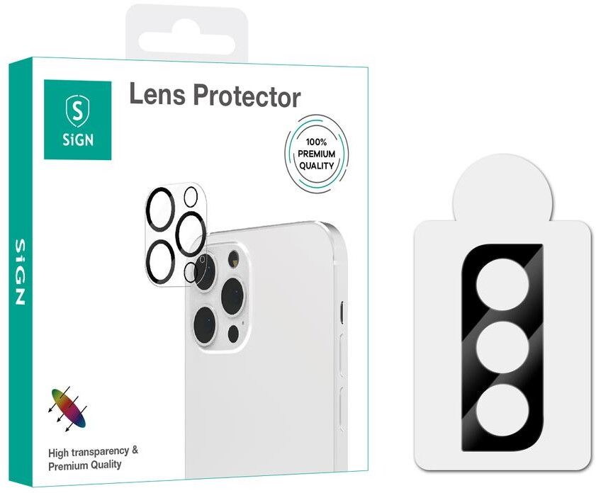 SiGN Lens Protector Tempered Glass (Galaxy S22+) | Samsung - Samsung Galaxy S22+ - Skärmskydd | AlltMobil