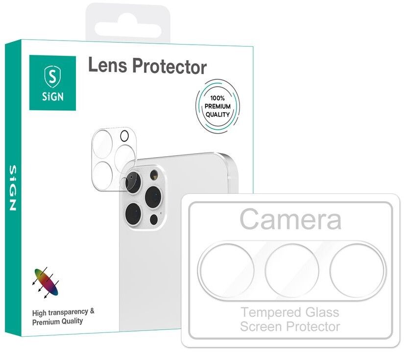 SiGN Lens Protector Tempered Glass (Galaxy S23 FE) | Samsung - Samsung Galaxy S23 FE - Skärmskydd | AlltMobil