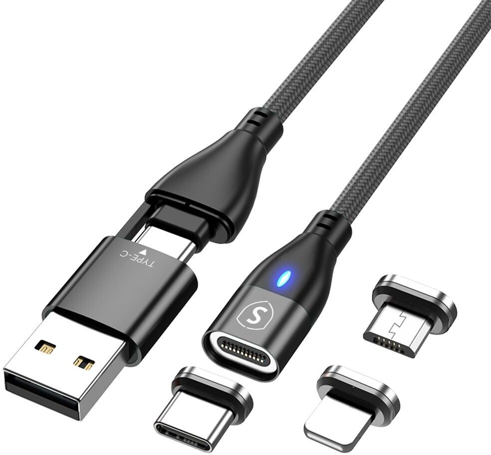 SiGN Magnetic Cable 6-in-1 | Tillbehör - Kablar - USB-A till Lightning-kablar | AlltMobil