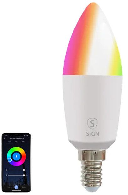 SiGN Smart Dimmable RGB LED Bulb 4,5W E14