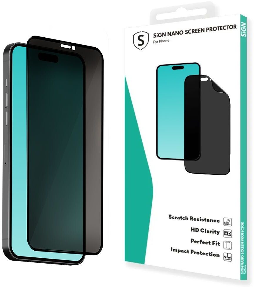 SiGN Strong Nano Privacy Screen (Galaxy S23) | Samsung - Samsung Galaxy S23 - Skal & fodral | AlltMobil