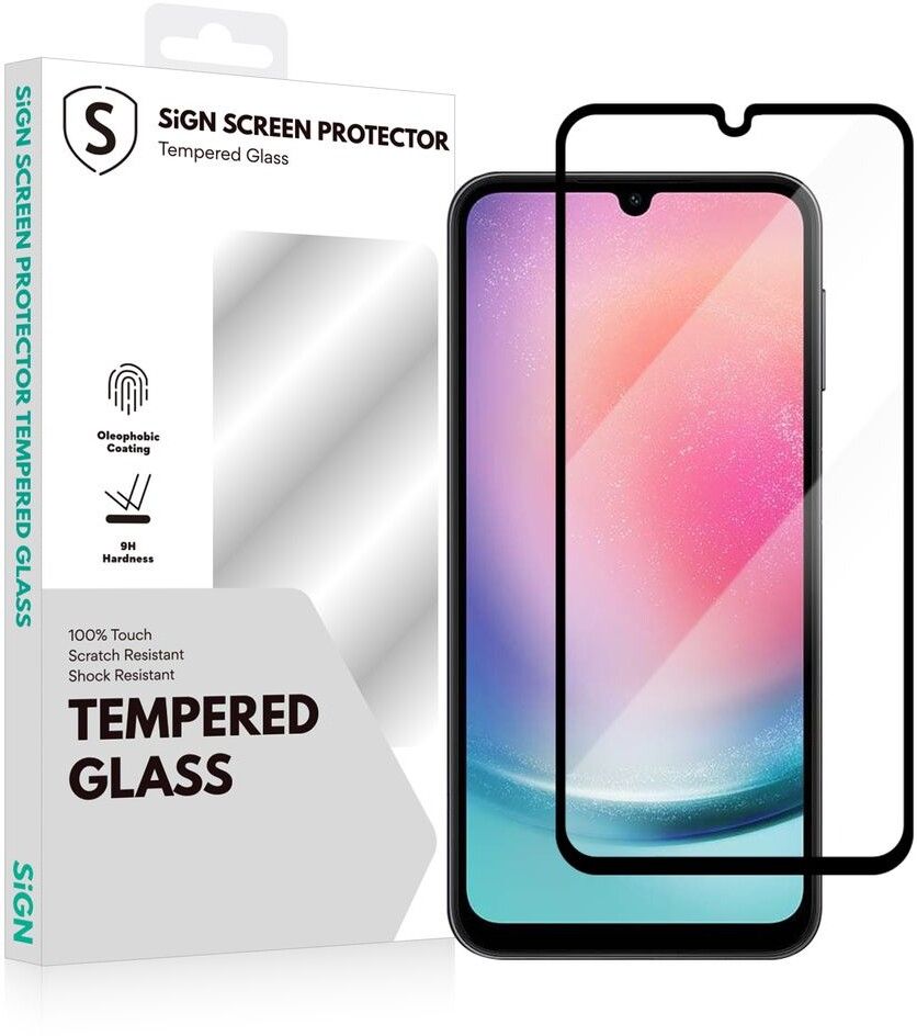 SiGN Tempered Glass Screen Protector (Galaxy A25) | Samsung - Samsung Galaxy A25 - Skärmskydd | AlltMobil