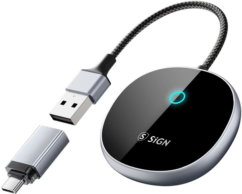 SiGN Wireless CarPlay Adapter | Tillbehör - Biltillbehör - CarPlay | AlltMobil