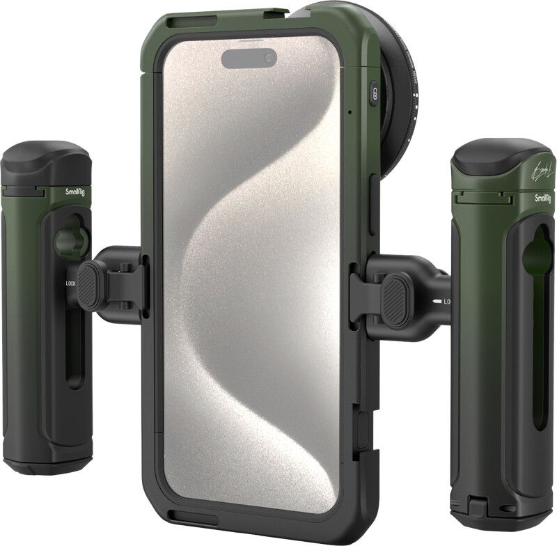 SmallRig 4078 Mobile Video Cage Kit Dual Handheld x Brandon Li (iPhone 15 Pro Max) | iPhone - iPhone 15 Pro Max - Skal & fodral - Övriga skydd | AlltMobil