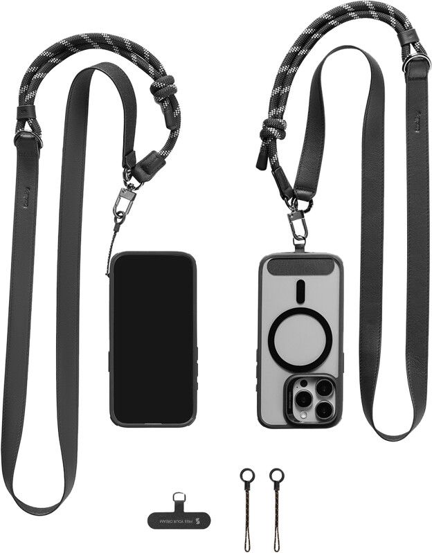 SmallRig FilMov Phone Shoulder Strap - Svart | iPhone - Generella tillbehör - Handledsremmar och halsband | AlltMobil