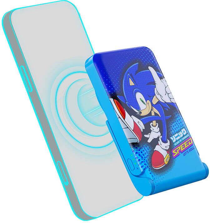 Sonic Magnetic Powerbank 5000mAh - The Hedgehog | iPhone - Generella tillbehör - MagSafe - Powerbank | AlltMobil