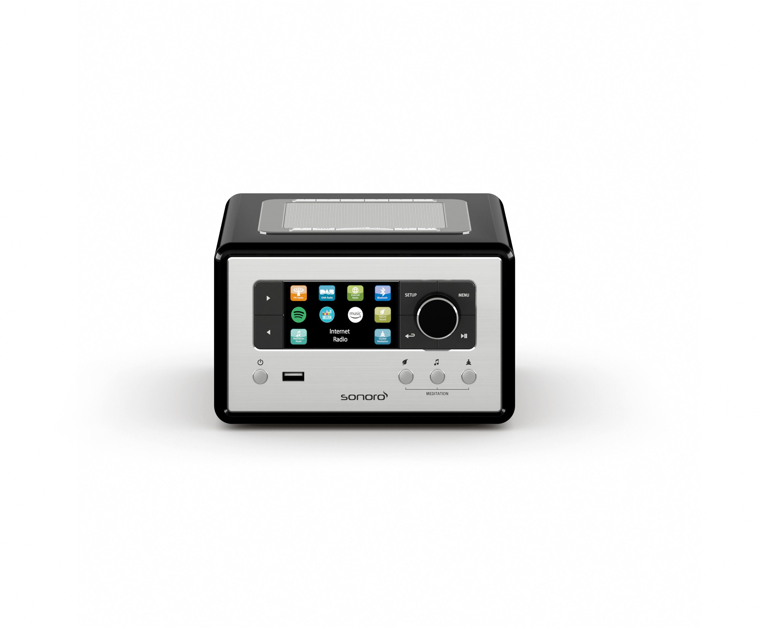 Sonoro Relax II - Internet Radio - Svart