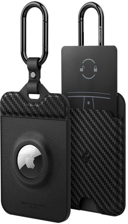 Spigen Card Holder Air Fit for Tesla 2-Pack (AirTag) | Tillbehör - Smarta hem - AirTag & Trackers - Fodral & hållare - För plånboken | AlltMobil