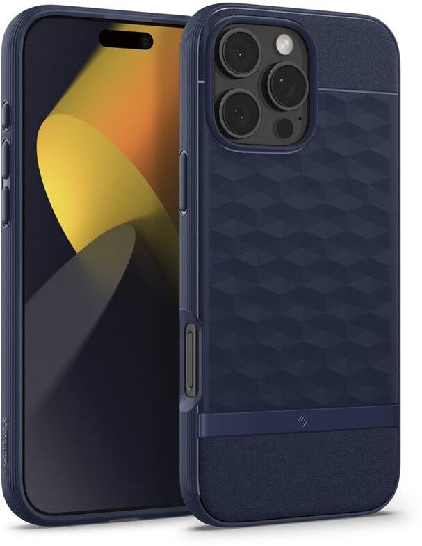 Spigen Caseology Parallax Mag (iPhone 16 Pro) - Svart