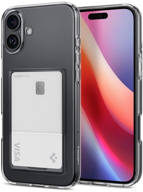 Spigen Crystal Slot (iPhone 16) | iPhone - iPhone 16 - Skal & fodral - Plånboksfodral | AlltMobil