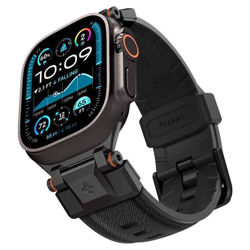 Spigen DuraPro Armor (Watch 49/46/45/44/42mm) - Svart | Apple Watch - Generella tillbehör - Armband - Series 1-9 42-45mm - Övriga armband | AlltMobil