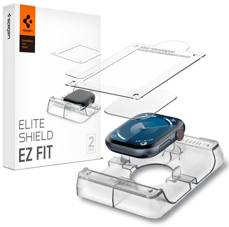 Spigen EliteShield EZ Fit (Watch 46mm) | Apple Watch - Series 10 - 46 mm - Skärmskydd | AlltMobil