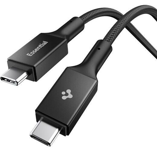 Spigen Essential USB-C To USB-C 240W Fabric Cable - Vit