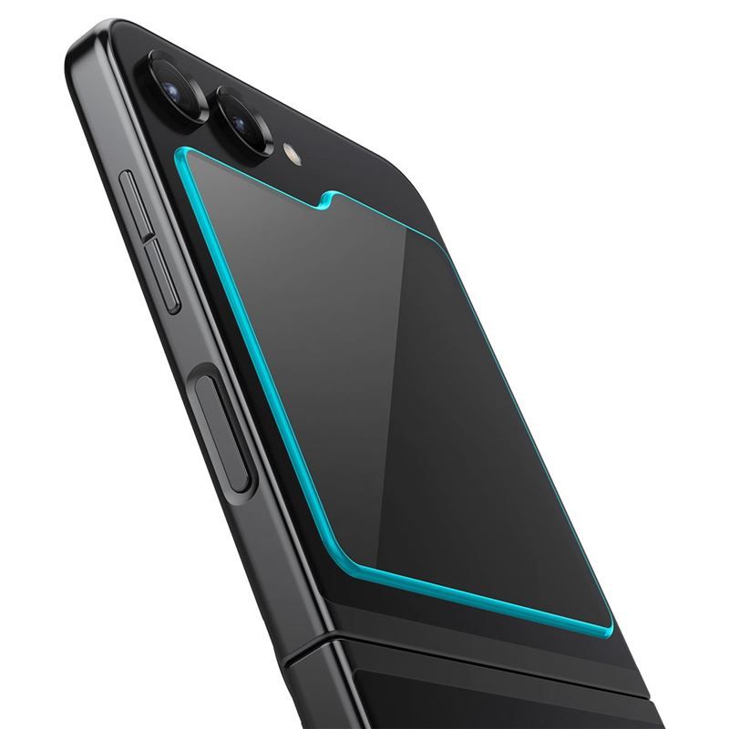 Spigen Glass tR EZ Fit 2-Pack (Galaxy Z Flip5) | Samsung - Samsung Galaxy Z Flip5 - Skärmskydd | AlltMobil