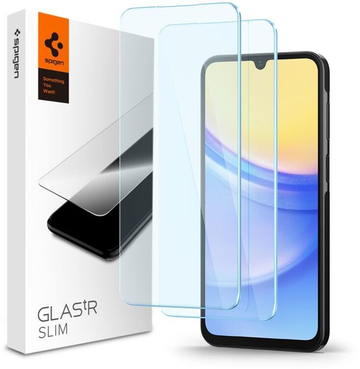 Spigen Glass tR Slim 2-Pack (Galaxy A25/A15) | Samsung - Samsung Galaxy A15 - Skärmskydd | AlltMobil