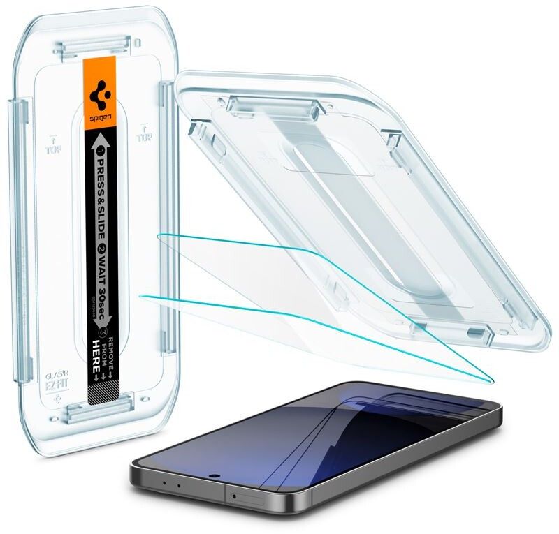 Spigen Glas.tR EZ Fit (Galaxy S24 FE/A56) | Samsung - Samsung Galaxy S24 FE - Skärmskydd | AlltMobil