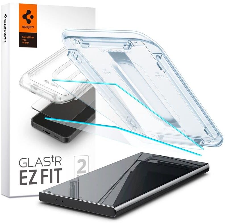 Spigen Glas.tR EZ Fit HD (Galaxy S24 Ultra) | Samsung - Samsung Galaxy S24 Ultra - Skärmskydd | AlltMobil