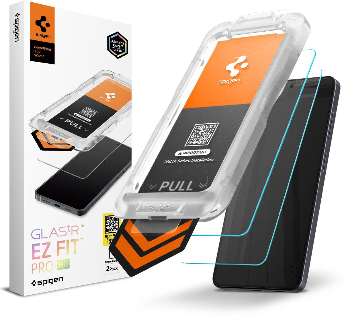 Spigen Glas.tR EZ Fit HD (Galaxy S26+) | Samsung - Samsung Galaxy S26+ - Skärmskydd | AlltMobil
