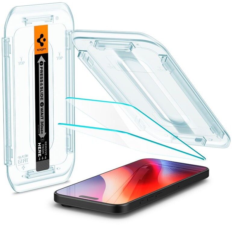 Spigen Glas.tR EZ Fit (iPhone 16 Pro Max/17 Pro Max) | iPhone - iPhone 16 Pro Max - Skärmskydd - Härdat glas | AlltMobil