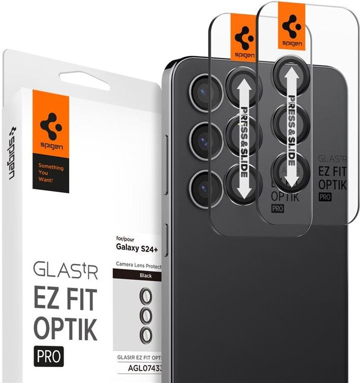 Spigen Glas.tR EZ Fit Optik Pro (Galaxy S24+) | Samsung - Samsung Galaxy S24+ - Skärmskydd | AlltMobil