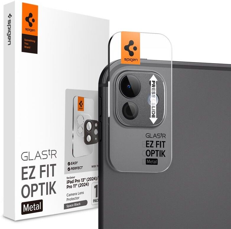 Spigen Glas.tR EZ Fit Optik Pro (iPad Pro 13/11 (2024-2025)) - Svart | iPad - iPad Pro 11 (2024-2025) - Skärmskydd | AlltMobil
