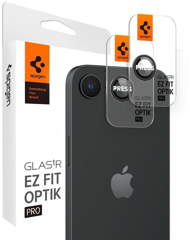 Spigen Glas.tR EZ Fit Optik Pro (iPhone 16e) | iPhone - iPhone 16e - Skal & fodral - Kameraskydd | AlltMobil
