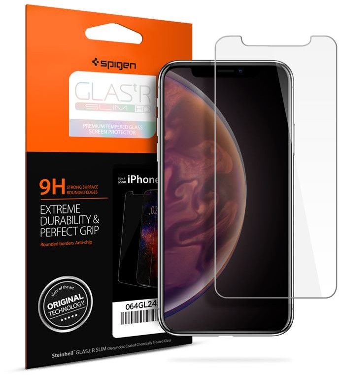 Spigen GLAS.tR Slim HD (iPhone 11/Xr) | iPhone - iPhone 11 - Skärmskydd - Härdat glas | AlltMobil