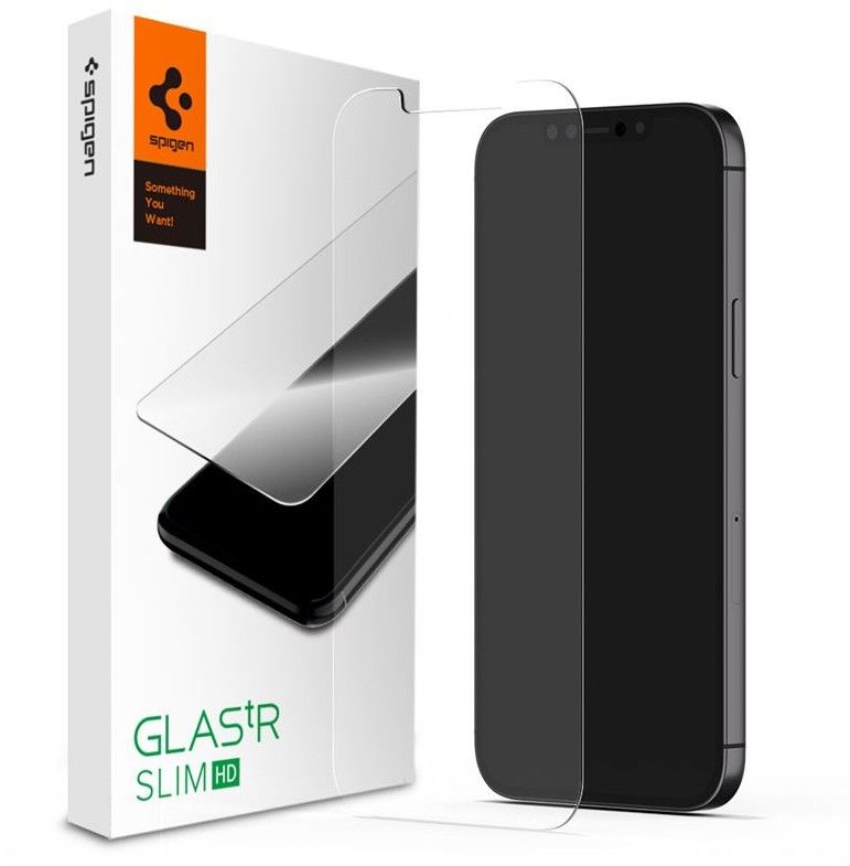 Spigen GLAS.tR Slim HD (iPhone 12 mini) | iPhone - iPhone 12 mini - Skärmskydd - Härdat glas | AlltMobil