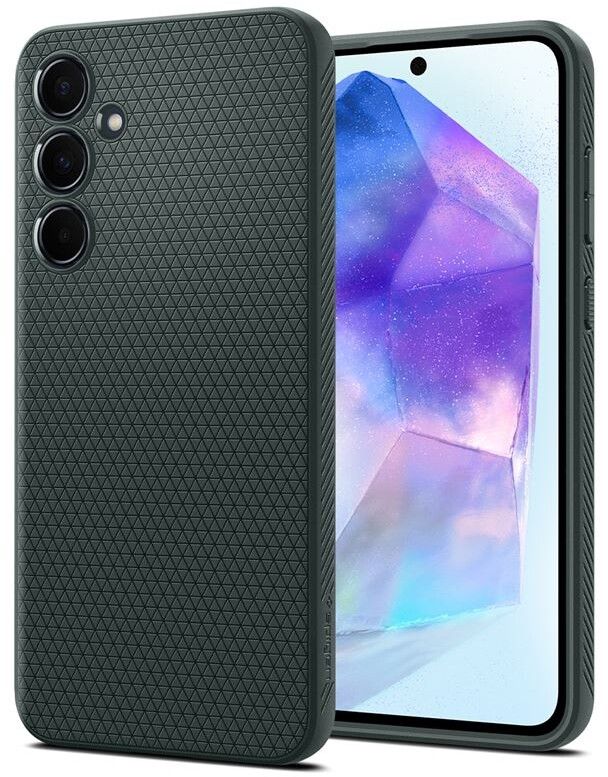 Spigen Liquid Air (Galaxy A55) - Svart | Samsung - Samsung Galaxy A55 - Skal & fodral | AlltMobil