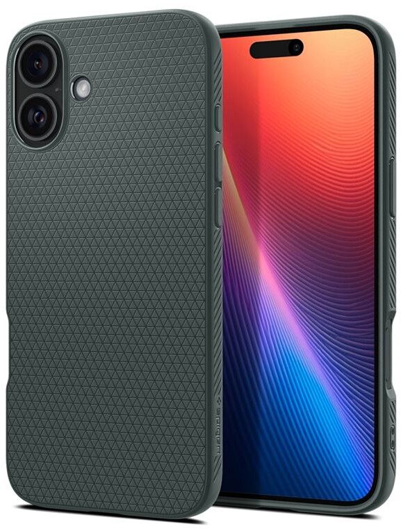 Spigen Liquid Air (iPhone 16) - Svart | iPhone - iPhone 16 - Skal & fodral - Silikon - TPU | AlltMobil