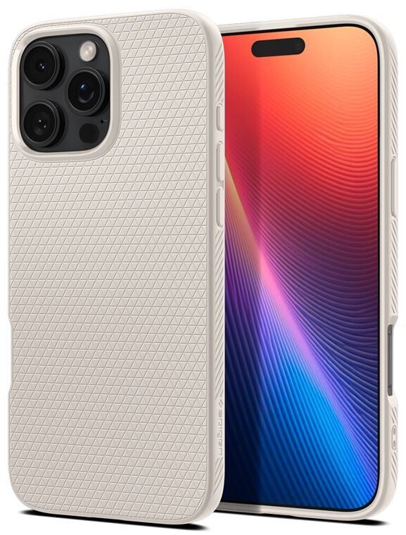 Spigen Liquid Air (iPhone 16 Pro) - Svart | iPhone - iPhone 16 Pro - Skal & fodral - Silikon - TPU | AlltMobil