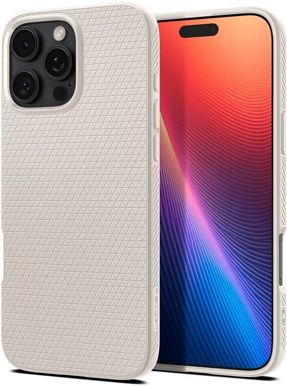 Spigen Liquid Air (iPhone 16 Pro Max) - Svart | iPhone - iPhone 16 Pro Max - Skal & fodral - Silikon - TPU | AlltMobil